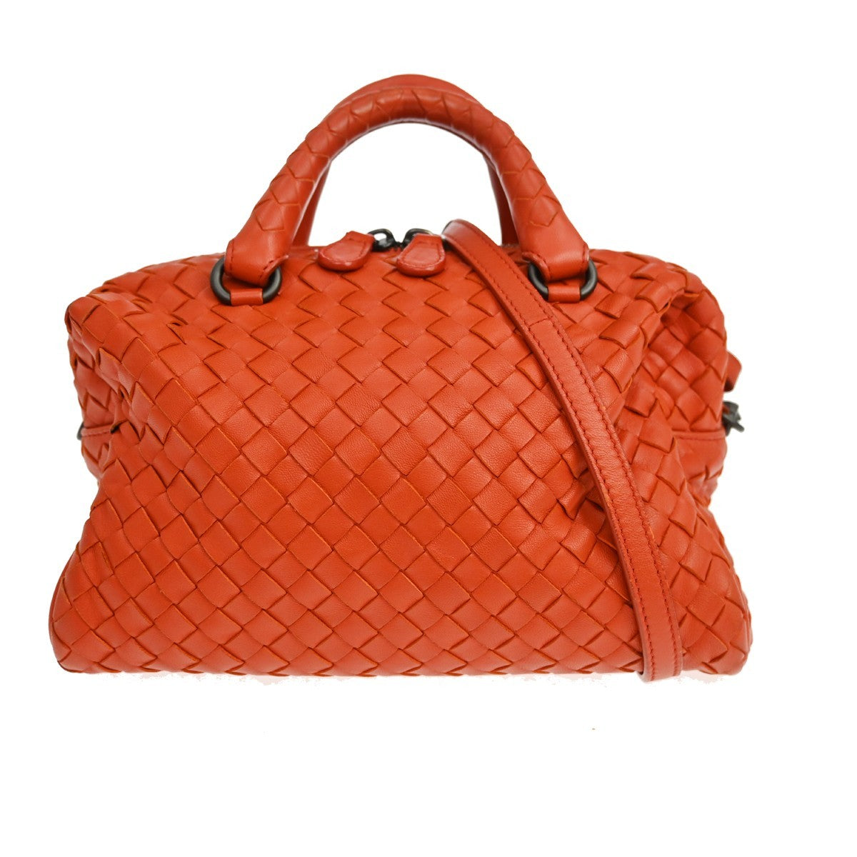 Bottega Veneta Red Intrecciato 2way Mini Handbag