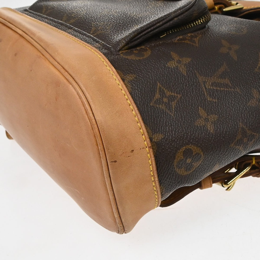Zaino Louis Vuitton Montsouris MM Vintage in Tela Monogram