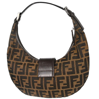 Fendi Brown Canvas Zucca Handbag