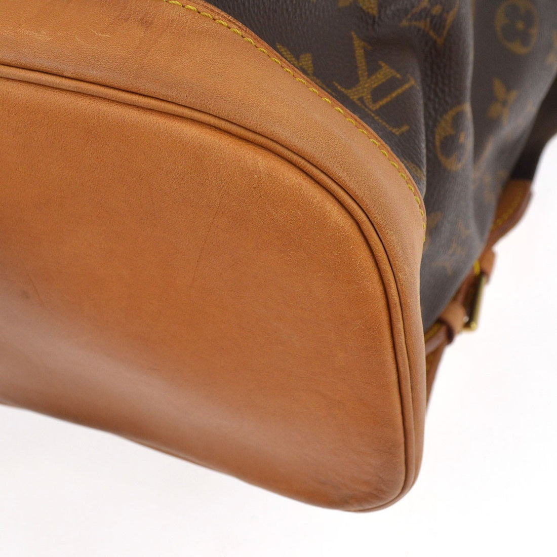 Borsa Louis Vuitton Montsouris GM Vintage in Tela Monogram e Pelle Marrone