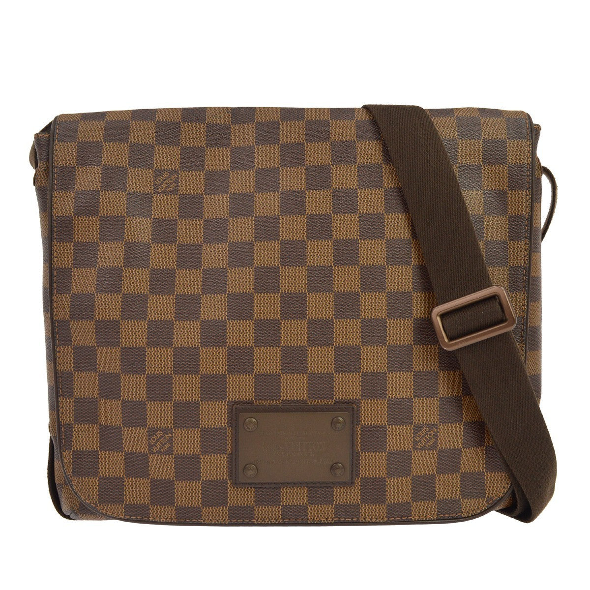 Louis Vuitton Damier Brooklyn MM Shoulder Bag Vintage
