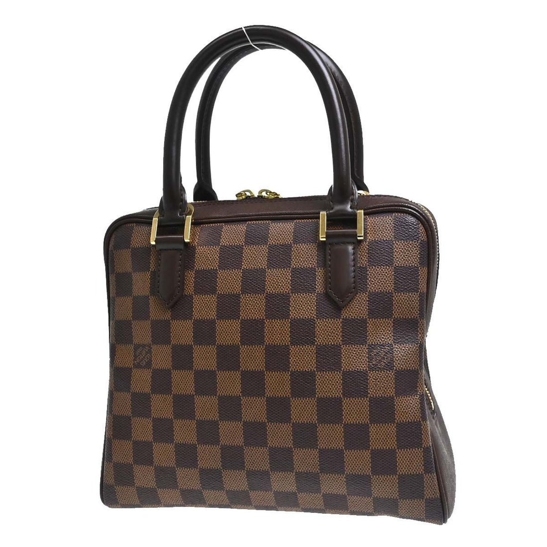 Borsa Louis Vuitton Damier Triana Handbag Vintage in Damier Canvas Marrone
