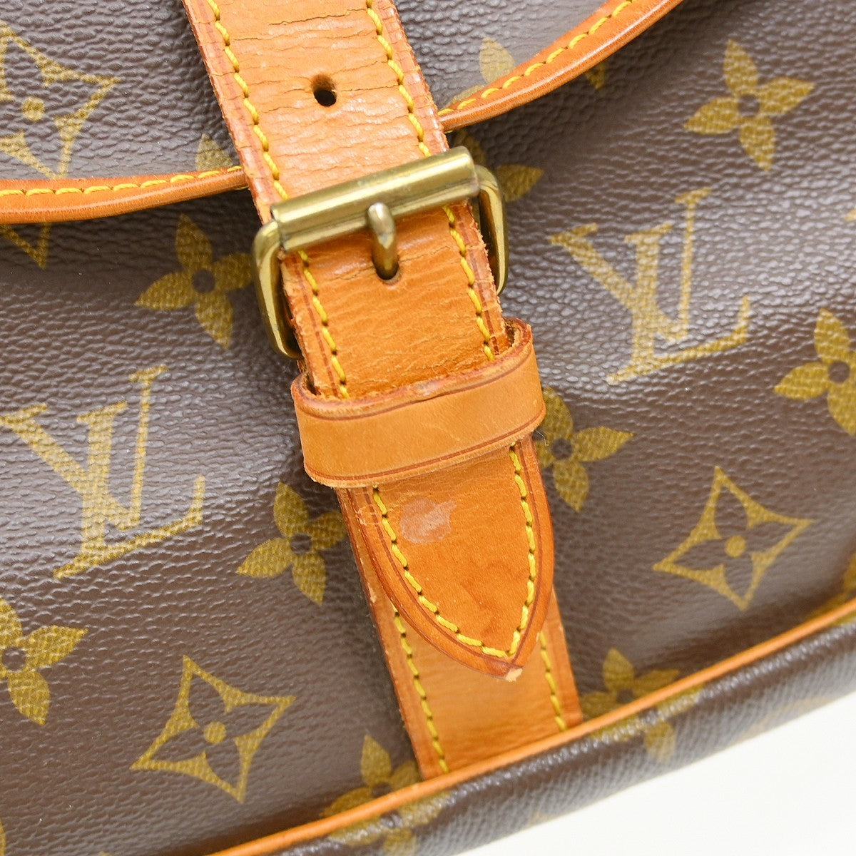 Louis Vuitton Saumur 35 Shoulder Bag Monogram Vintage