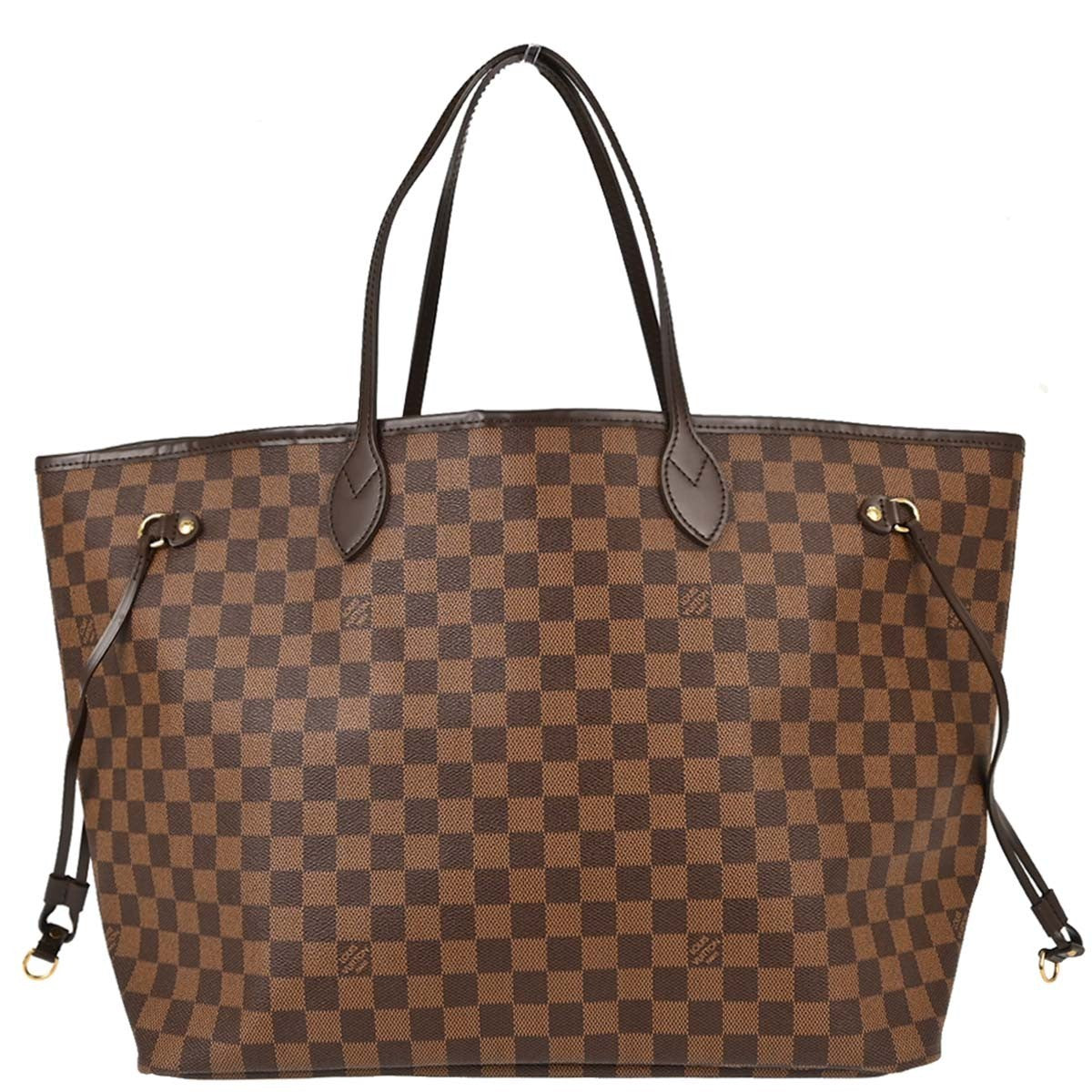Louis Vuitton Damier Neverfull GM Tote Handbag Vintage