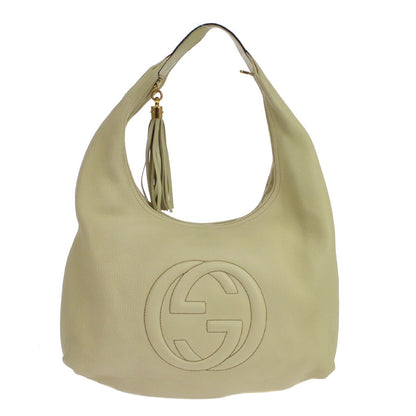 Gucci Off-white Calfskin Soho Hobo Shoulder Bag Vintage