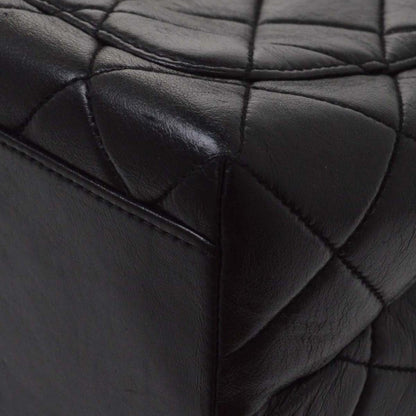 Chanel Black Lambskin Top Handle Handbag
