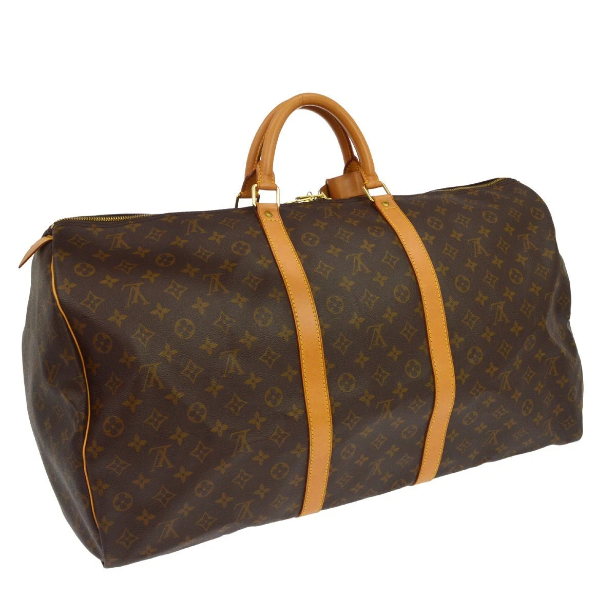 Louis Vuitton Monogram Keepall 60 Travel Duffle Bag