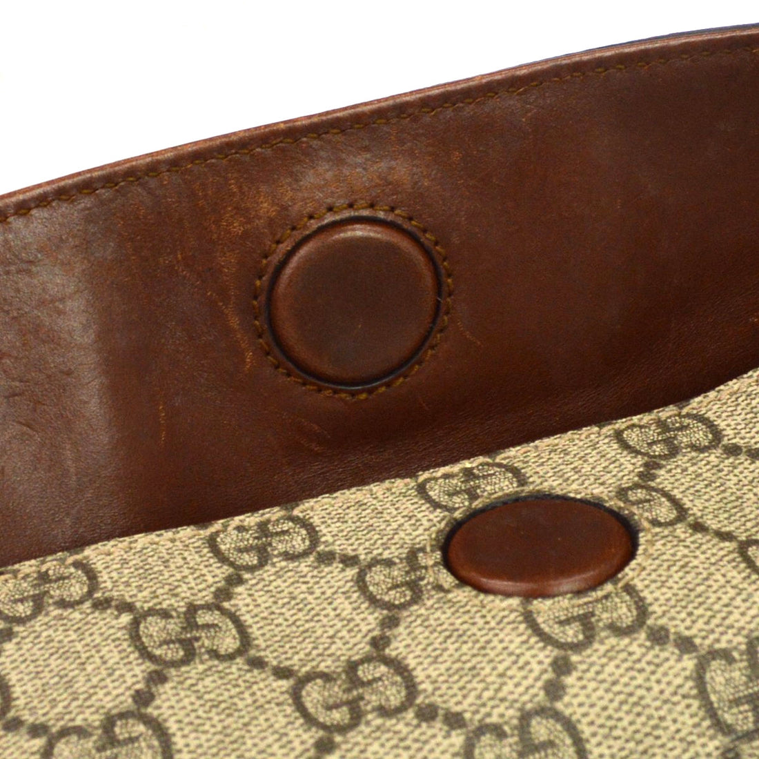 Borsa Gucci GG Supreme 2way Vintage in Tela Beige