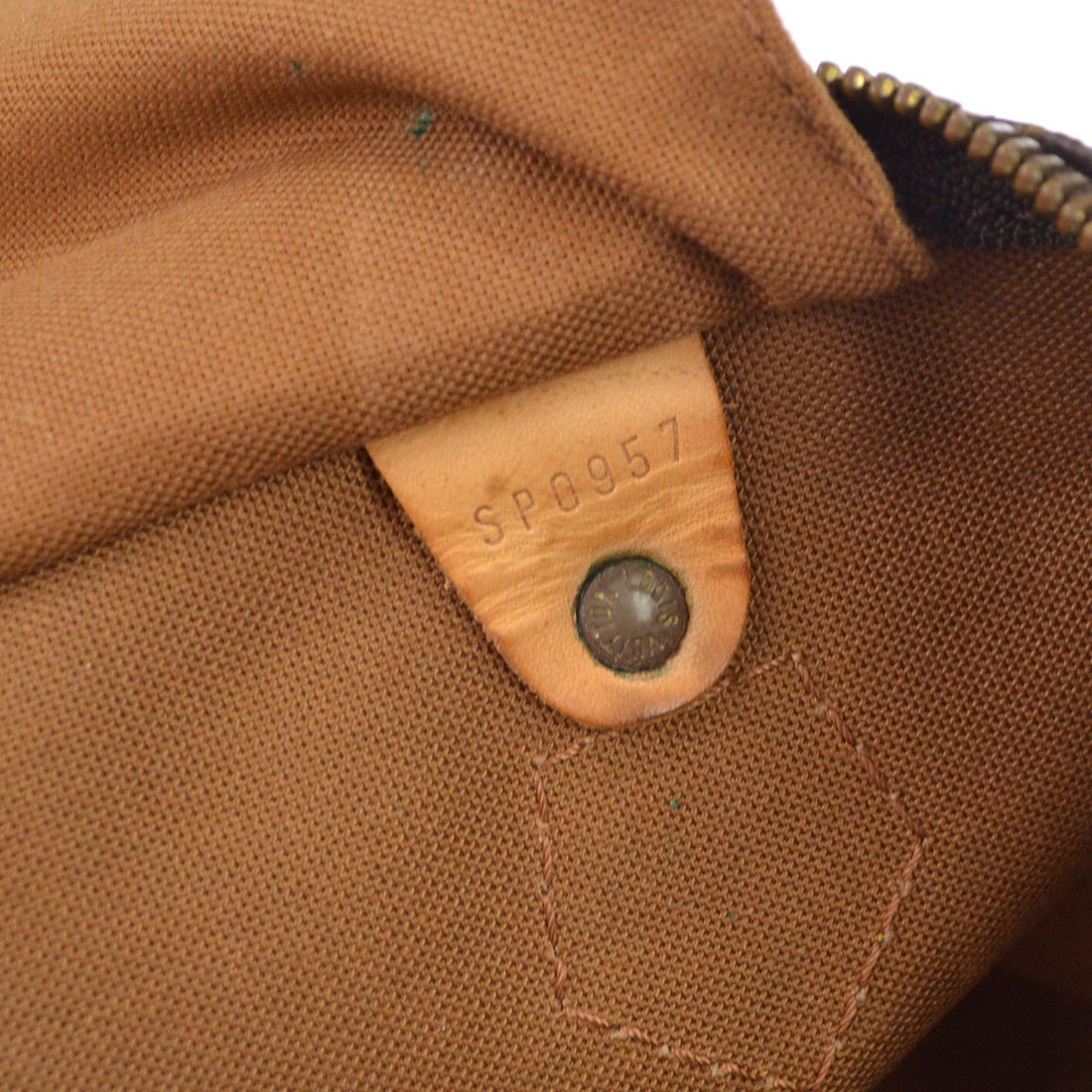 Borsa Louis Vuitton Speedy 40 Vintage in Tela Monogram e Pelle Marrone — Rif. VI438