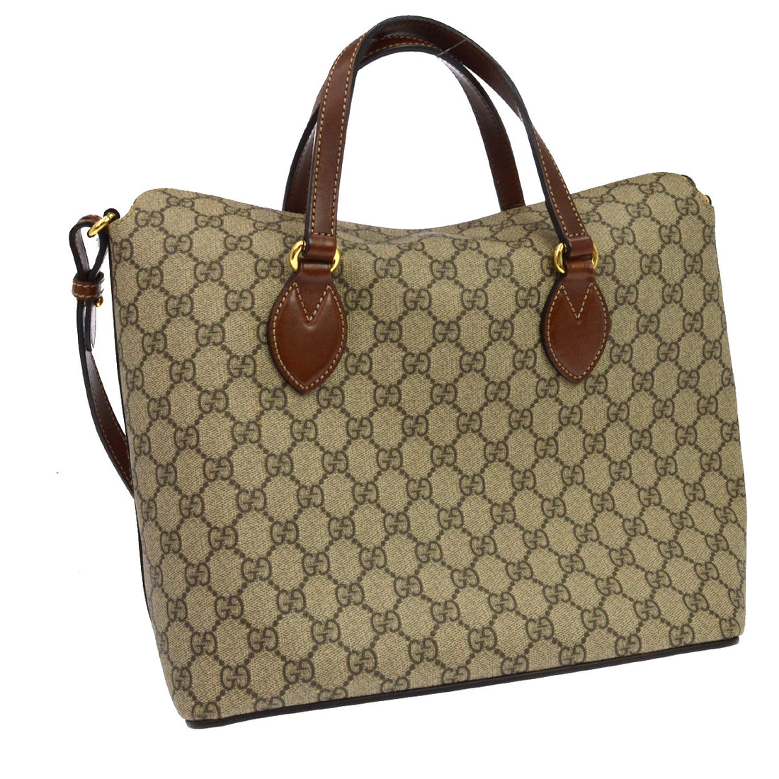 Borsa Gucci GG Supreme 2way Vintage in Tela Beige