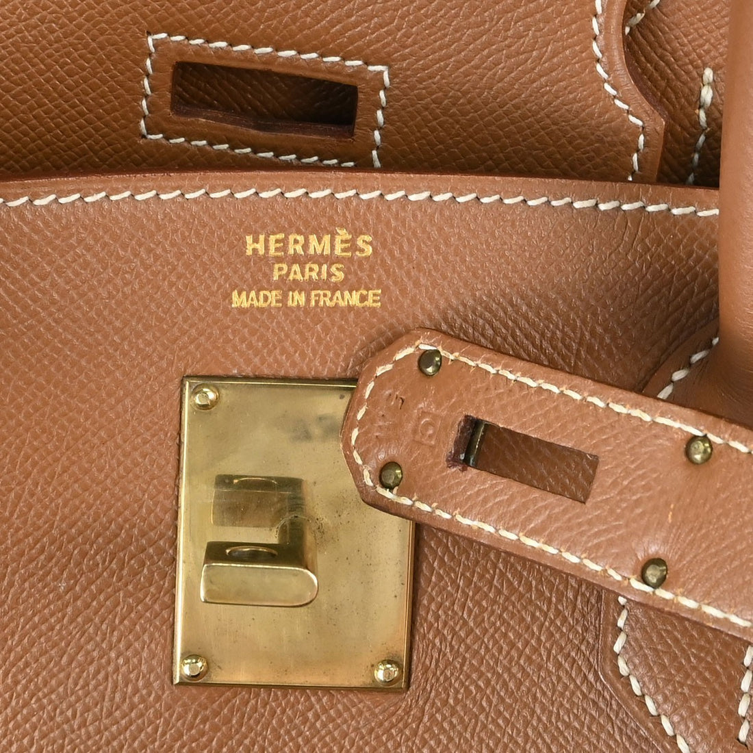 Borsa Hermès Gold Courchevel HAC Haut a Courroies 40 Handbag Vintage in Pelle Courchevel Gold