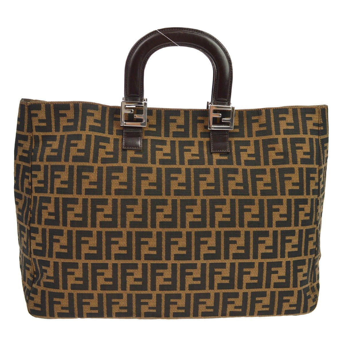 Fendi Zucca Tote Vintage in Tela Marrone