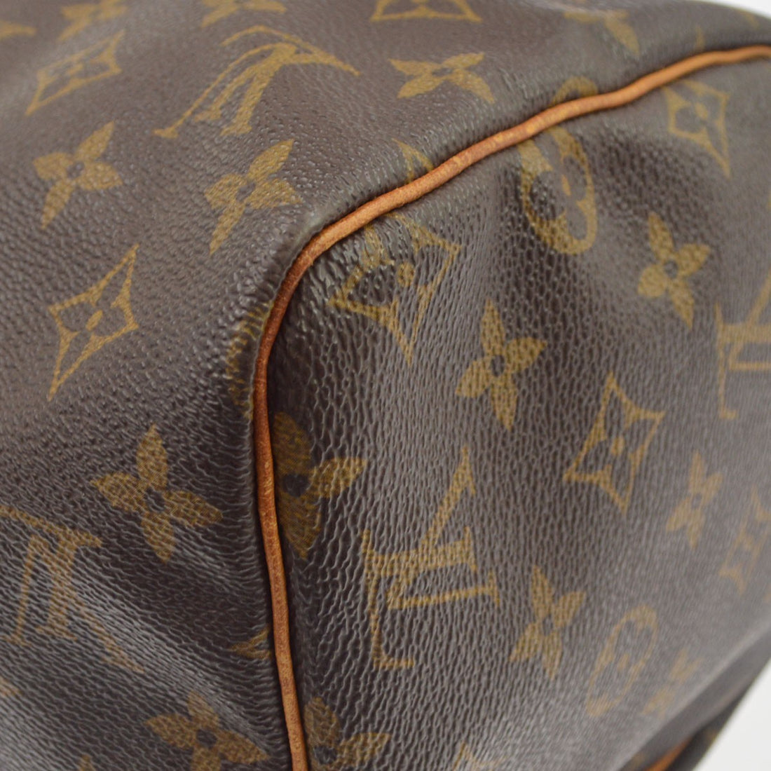 Borsa Louis Vuitton Speedy 30 Vintage in Tela Marrone