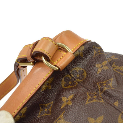 Borsa Louis Vuitton Montsouris MM Vintage in Tela Monogram Marrone