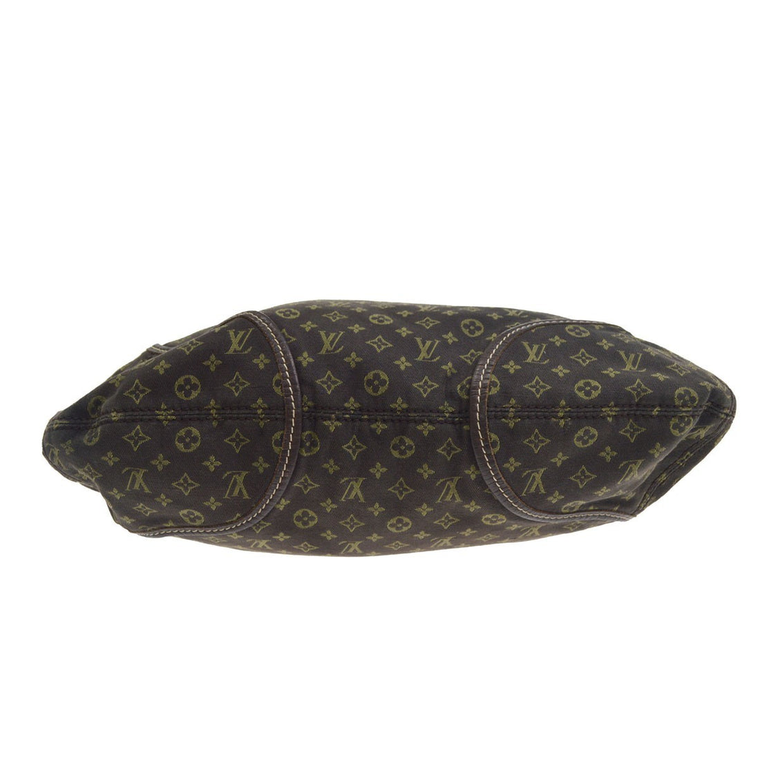 Borsa Louis Vuitton Brown Mini Lin Buzasu Anjou Bag Vintage in Mini Lin Canvas, Pelle Marrone