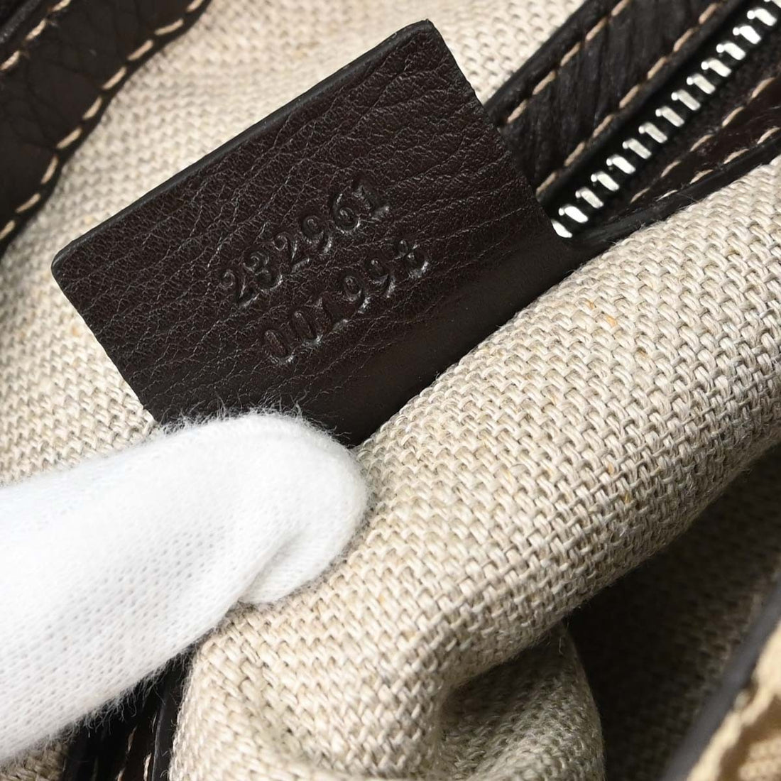 Borsa Gucci Hobo GG 2 Vie Vintage in Tela Beige