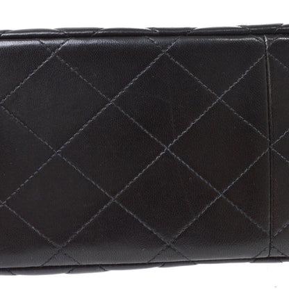 Chanel Black Lambskin Double Sided Classic Flap Handbag