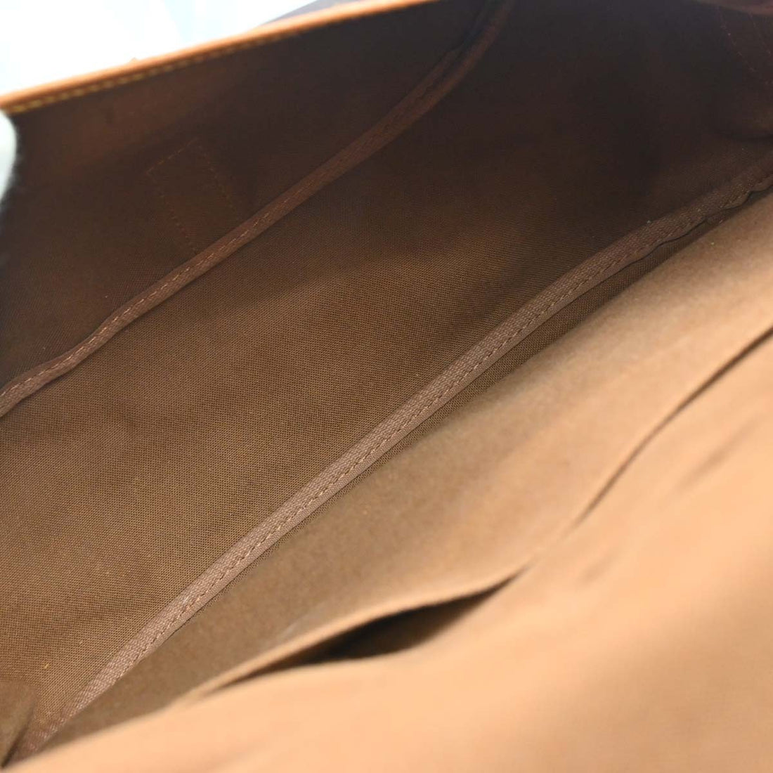 Borsa Louis Vuitton Saumur 35 Vintage in Tela Monogram e Pelle Marrone — Rif. VI451