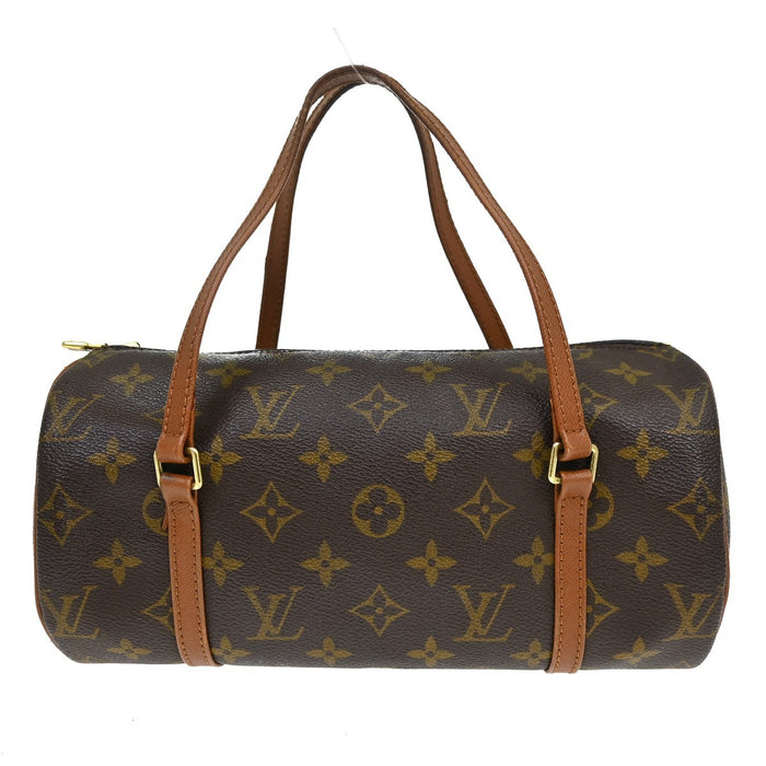 Borsa Louis Vuitton Papillon 26 Handbag Monogram Vintage in Monogram Canvas Marrone