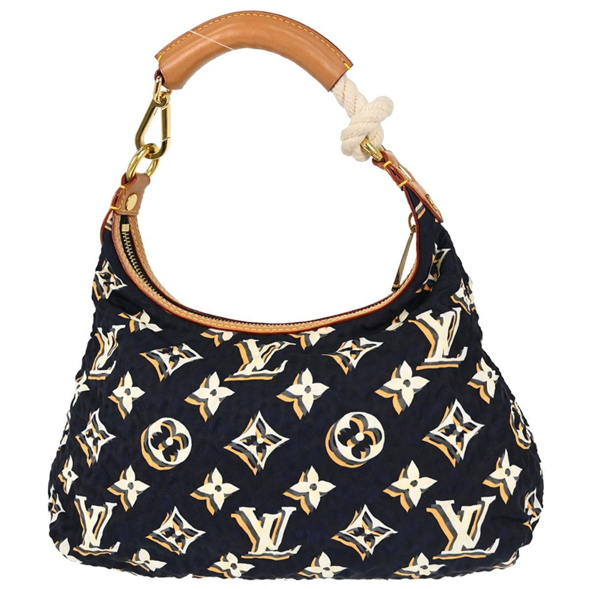 Louis Vuitton Navy Cruise Bulles PM Handbag Vintage