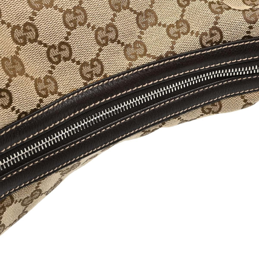 Borsa Gucci Hobo GG 2 Vie Vintage in Tela Beige
