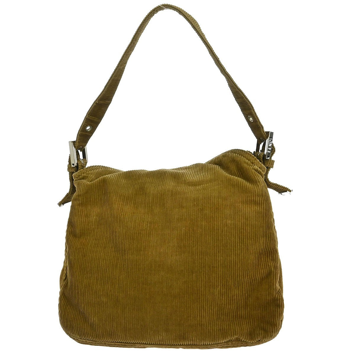 Borsa Fendi vintage a mano in cotone marrone