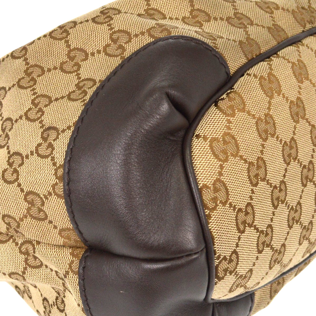 Gucci Beige GG Sukey 2way Handbag Vintage