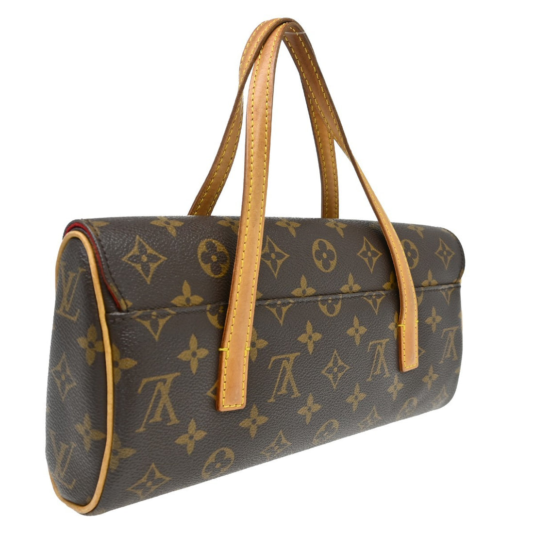 Borsa Louis Vuitton Sonatine Vintage in Tela Monogram Marrone