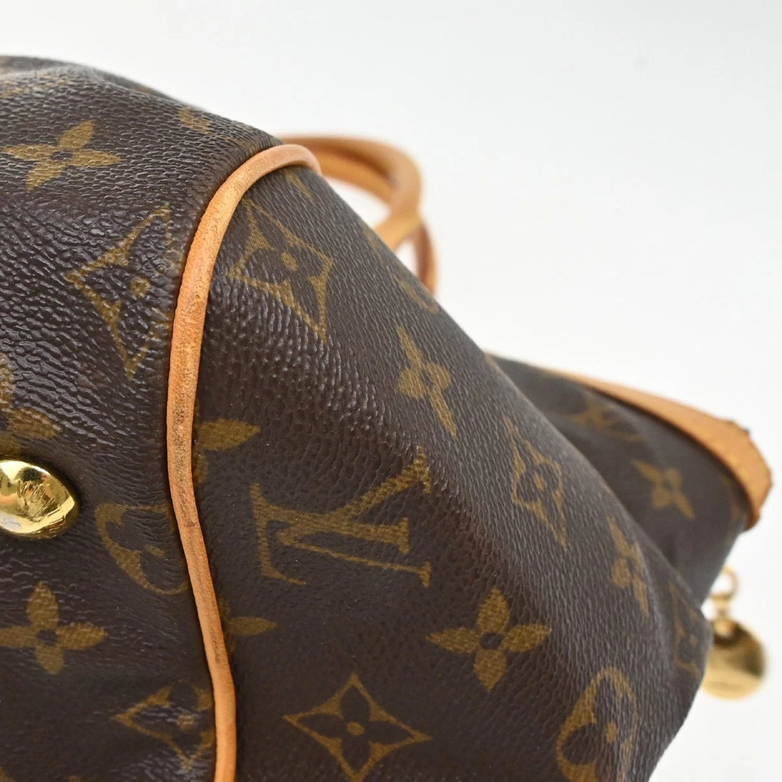 Borsa Louis Vuitton Monogram Tivoli GM Handbag Vintage in Monogram Canvas, Leather Marrone