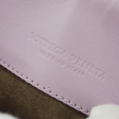 Bottega Veneta Purple Lambskin Intrecciato Hand Bag Vintage