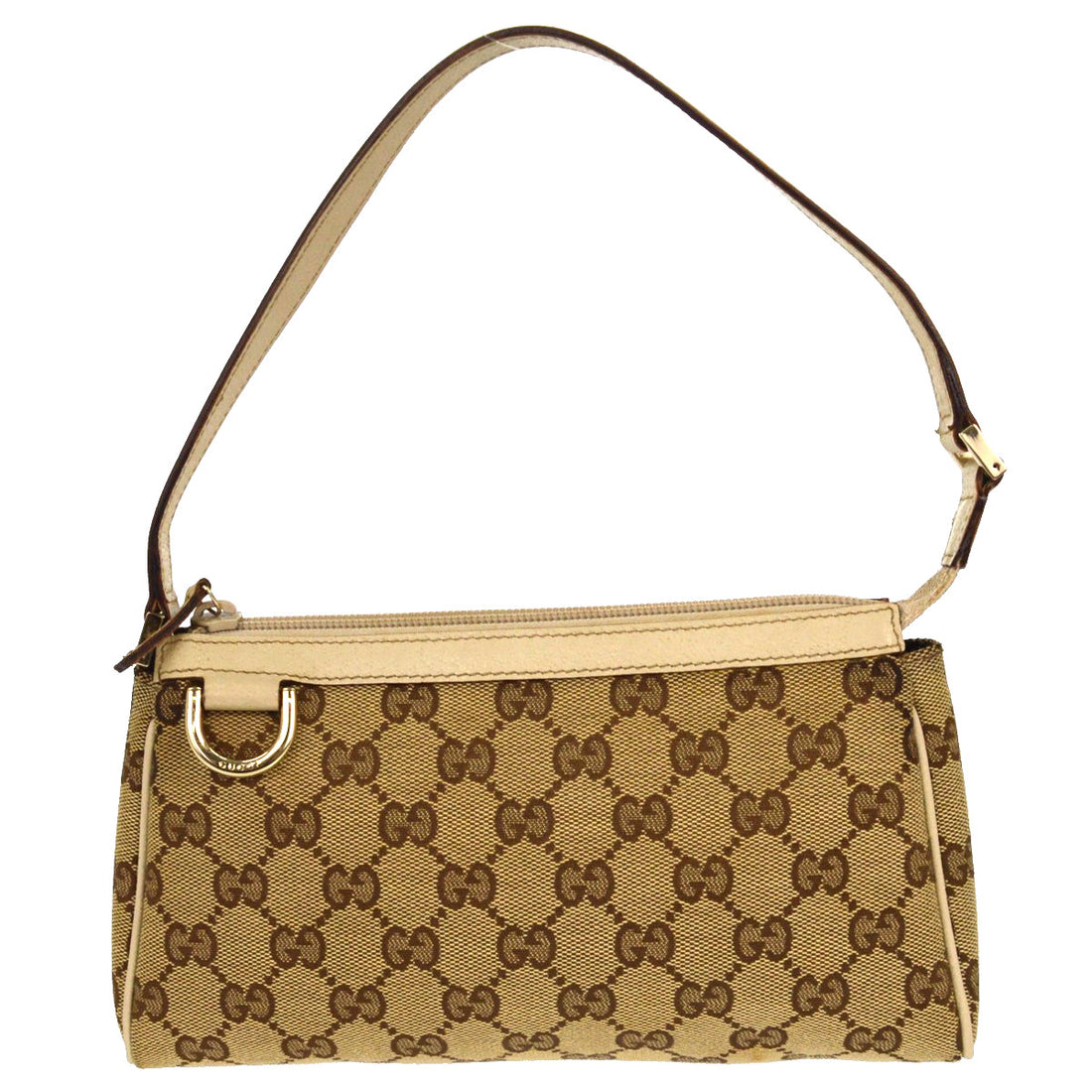 Gucci Canvas GG Abbey D Ring Handbag Vintage