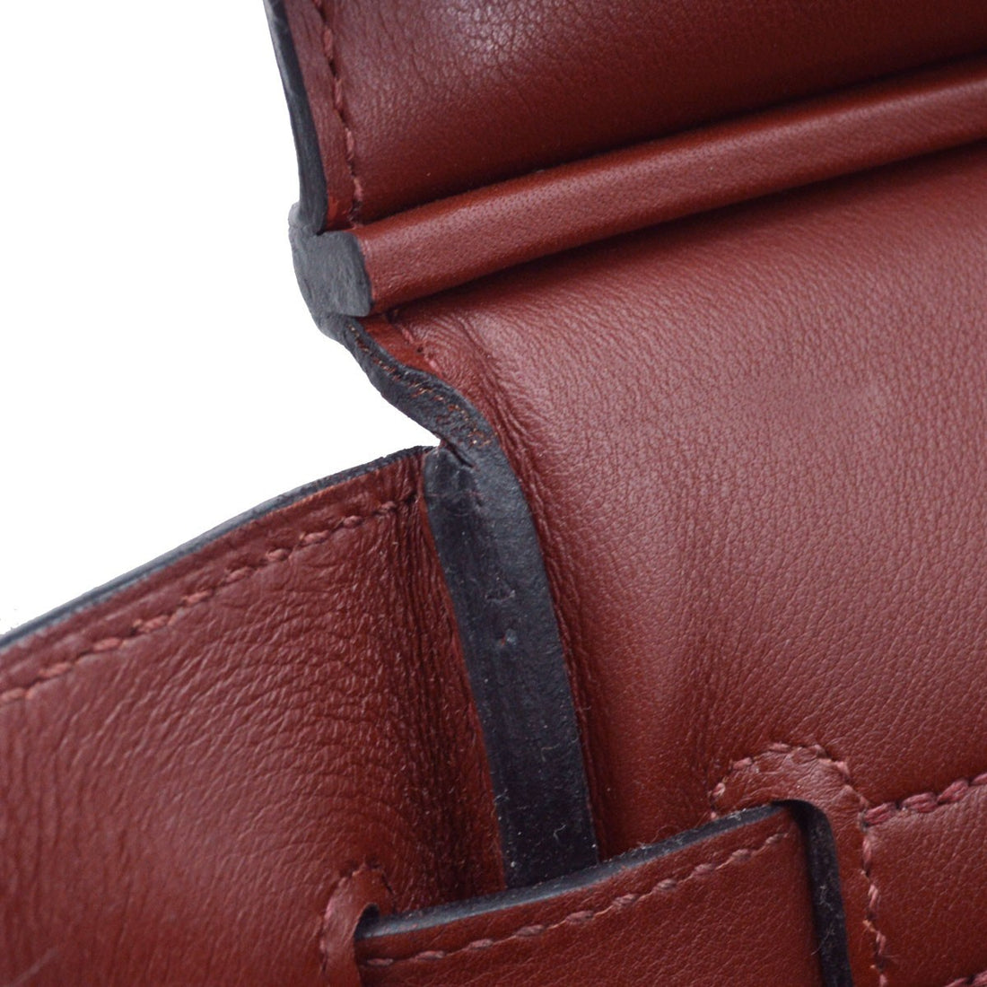 Borsa Hermès Rouge H Swift Birkin 30 Handbag Vintage in Pelle Swift Rouge H