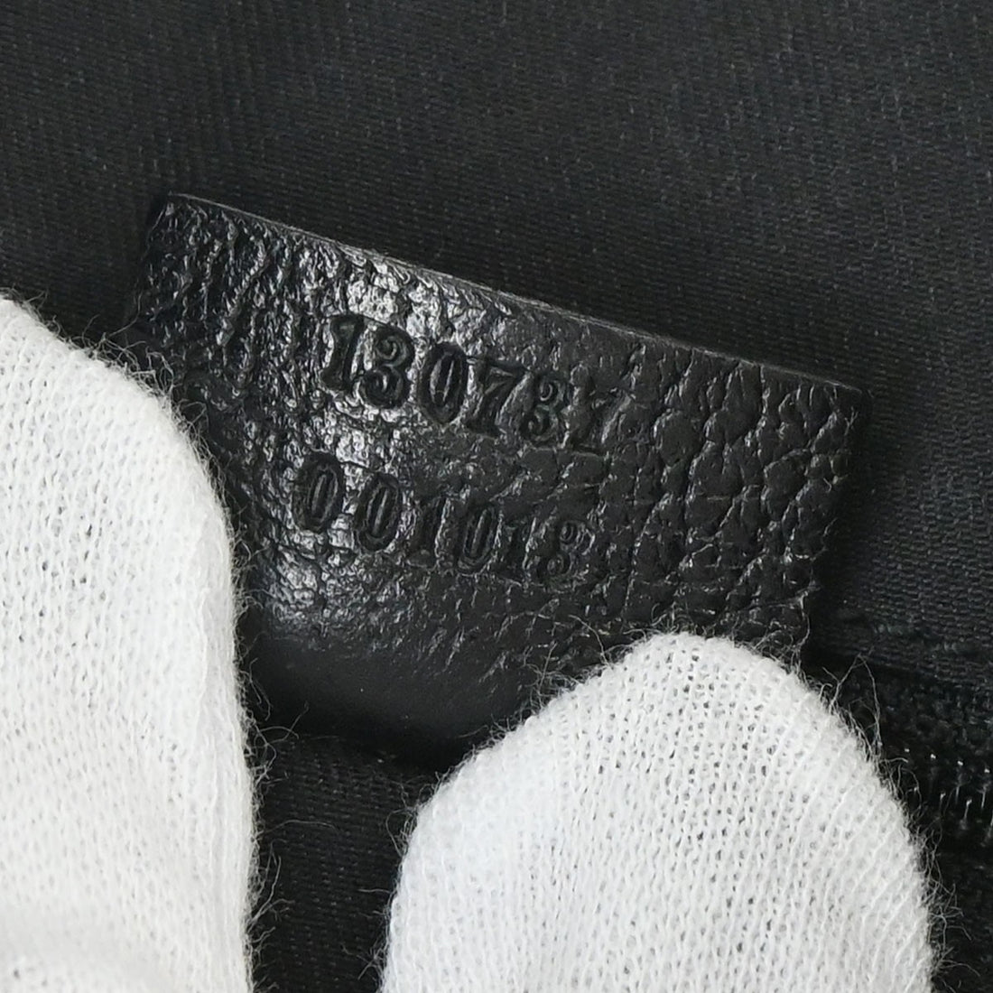 Gucci Abbey D-Ring Vintage in Black Leather Handbag