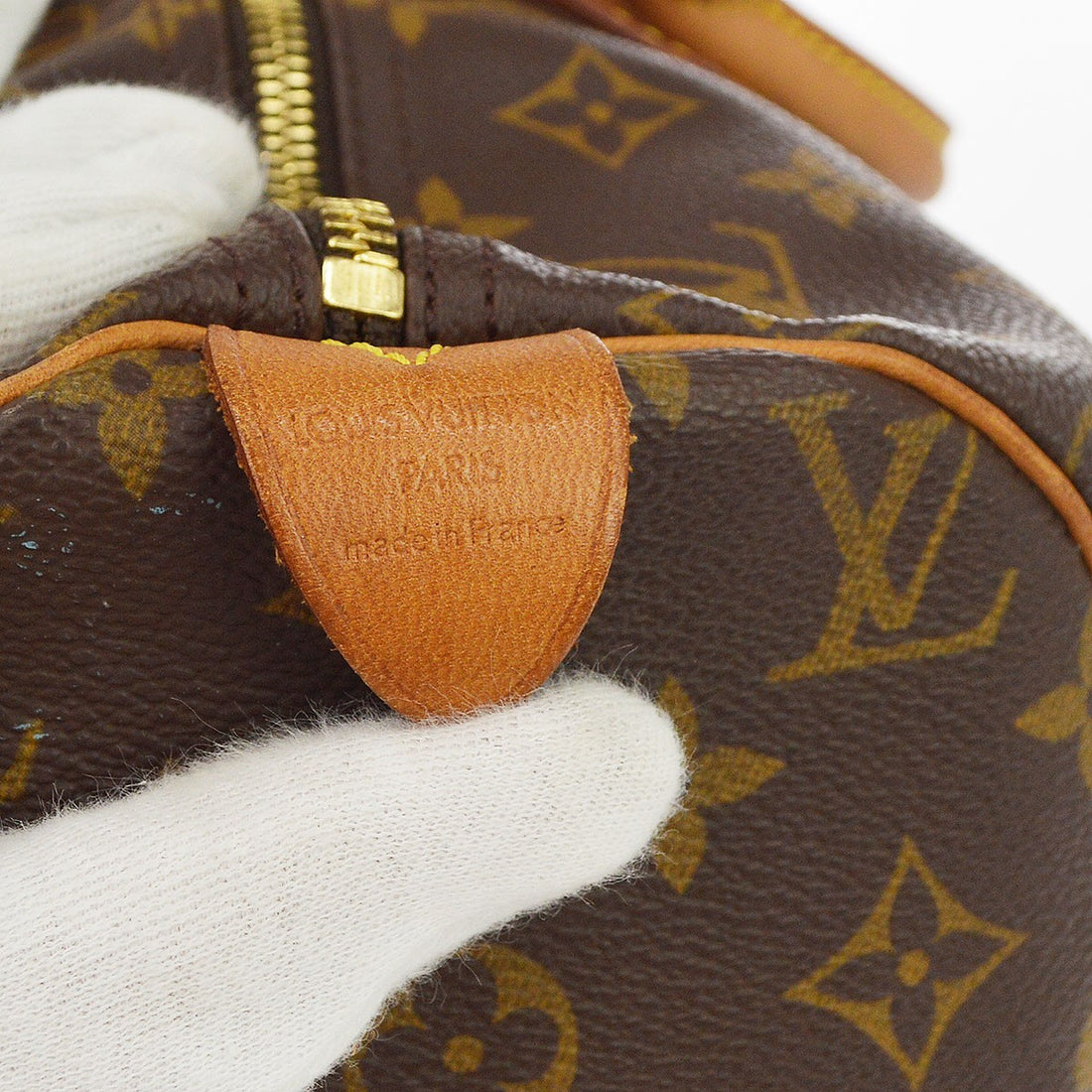 Borsa Louis Vuitton Speedy 40 Vintage in Tela Monogram e Pelle Marrone