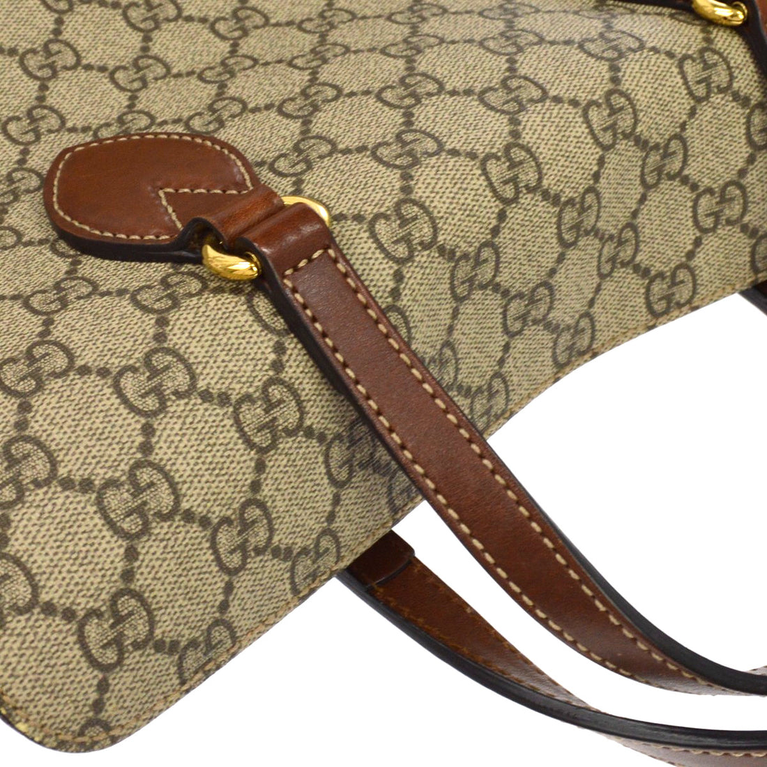 Borsa Gucci GG Supreme 2way Vintage in Tela Beige