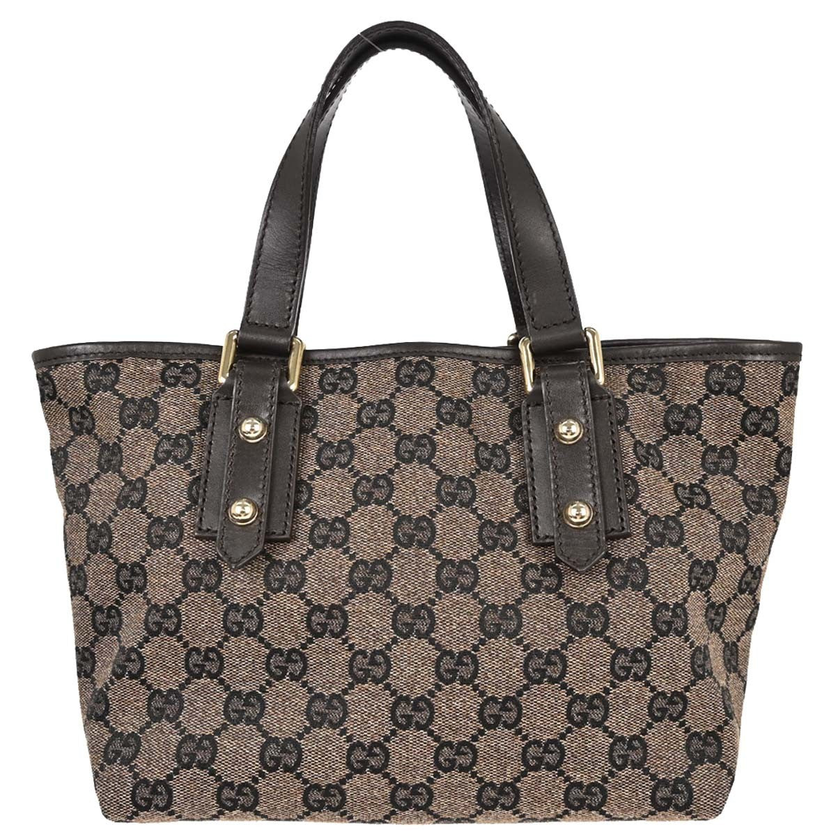 Borsa Gucci GG Tote Vintage in Tela Marrone