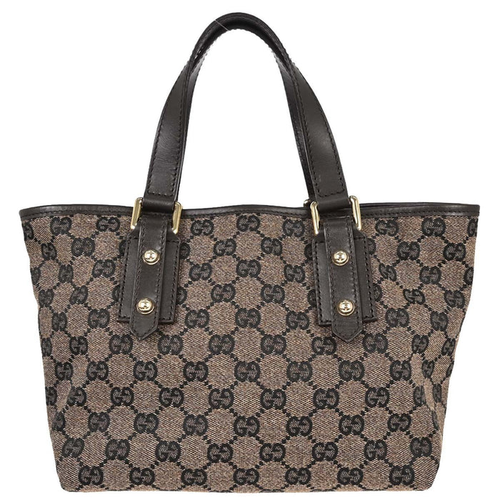 Borsa Gucci GG Tote Vintage in Tela Marrone