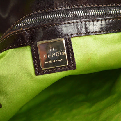 Fendi Daisy Flower Tote Vintage in Denim Blu Navy