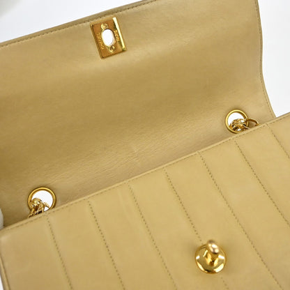 Chanel Mademoiselle Vertical Quilt Flap Vintage in Pelle di Agnello