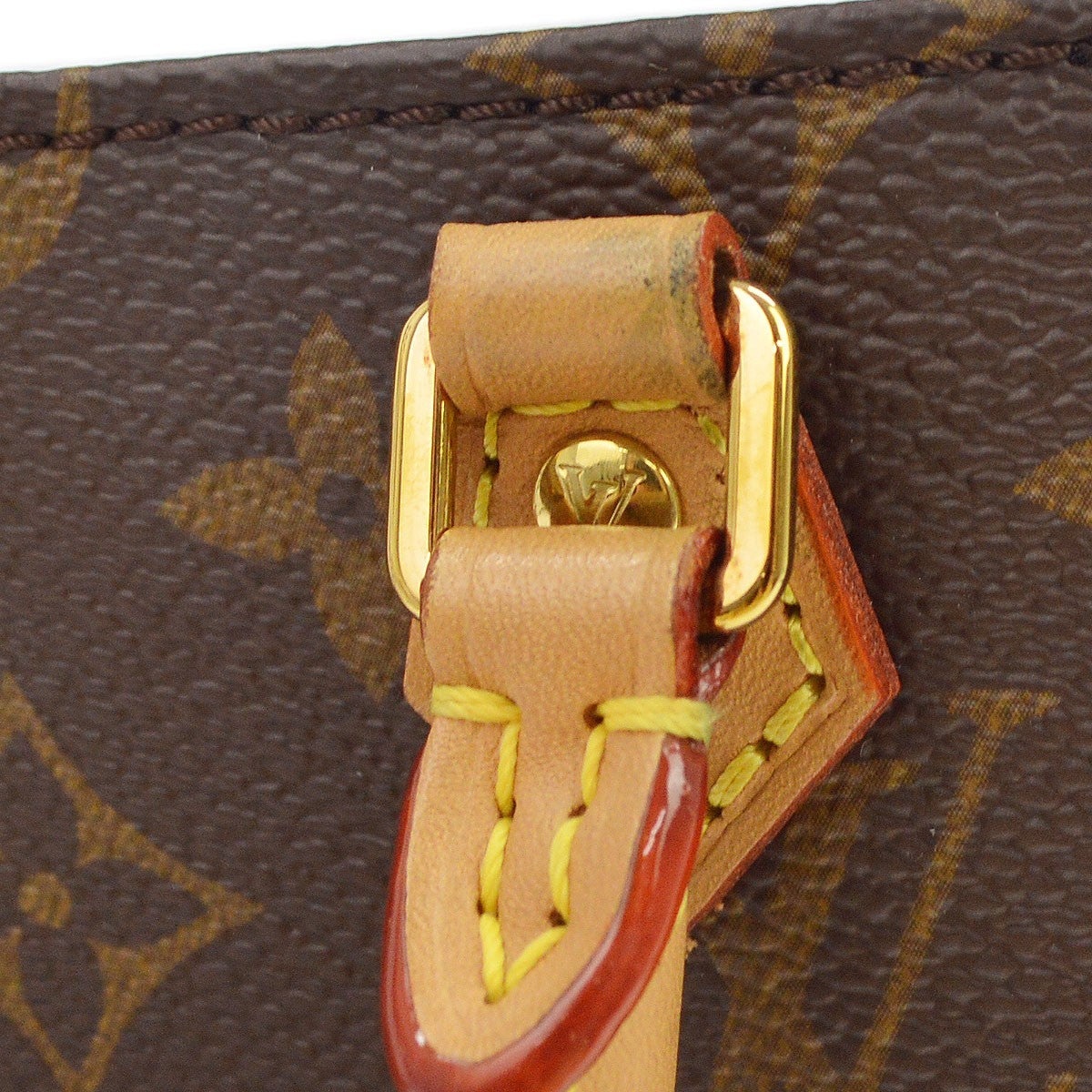 Louis Vuitton Monogram Petit Sac Plat Tote Handbag