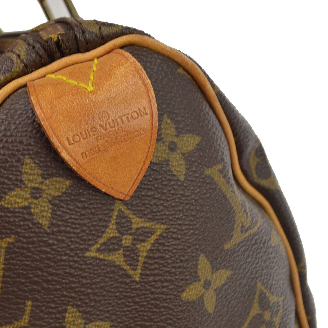 Borsa Louis Vuitton Speedy 25 Vintage in Pelle e Tela Monogram Marrone