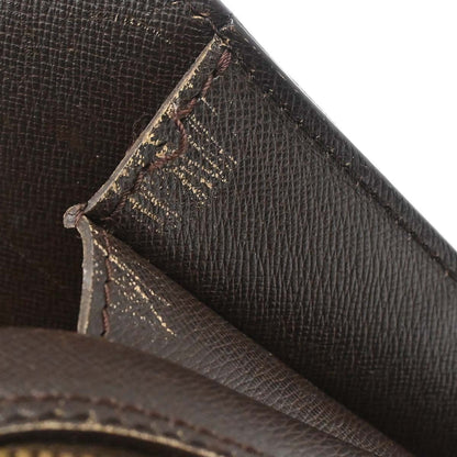Louis Vuitton Triana Handbag Damier Canvas Ebene