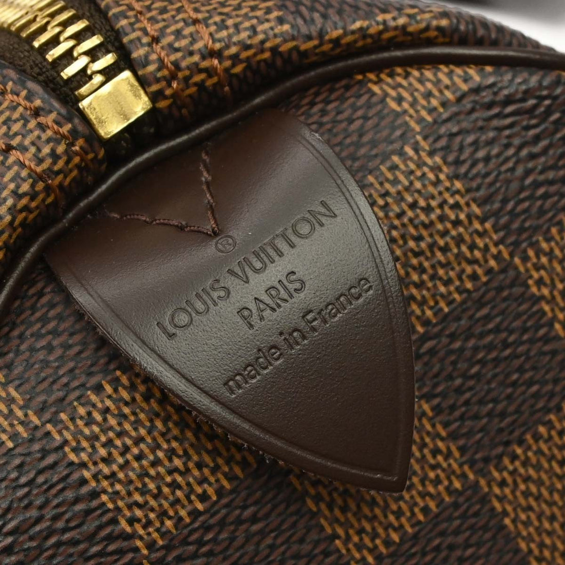 Louis Vuitton Damier Ebene Speedy 25 Handbag Vintage