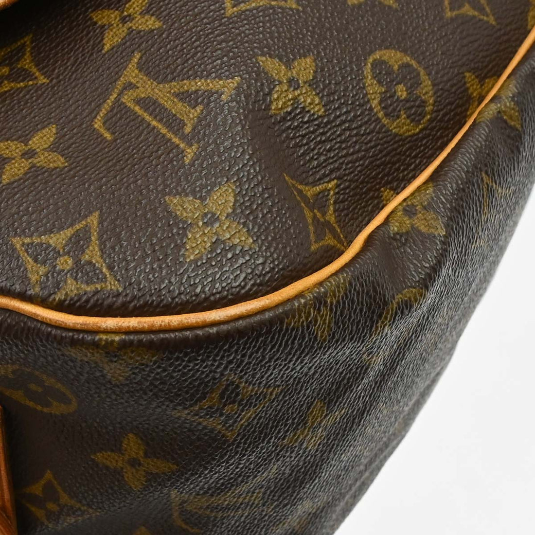 Borsa Louis Vuitton Saumur 35 Vintage in Tela Monogram e Pelle Marrone — Rif. VI451