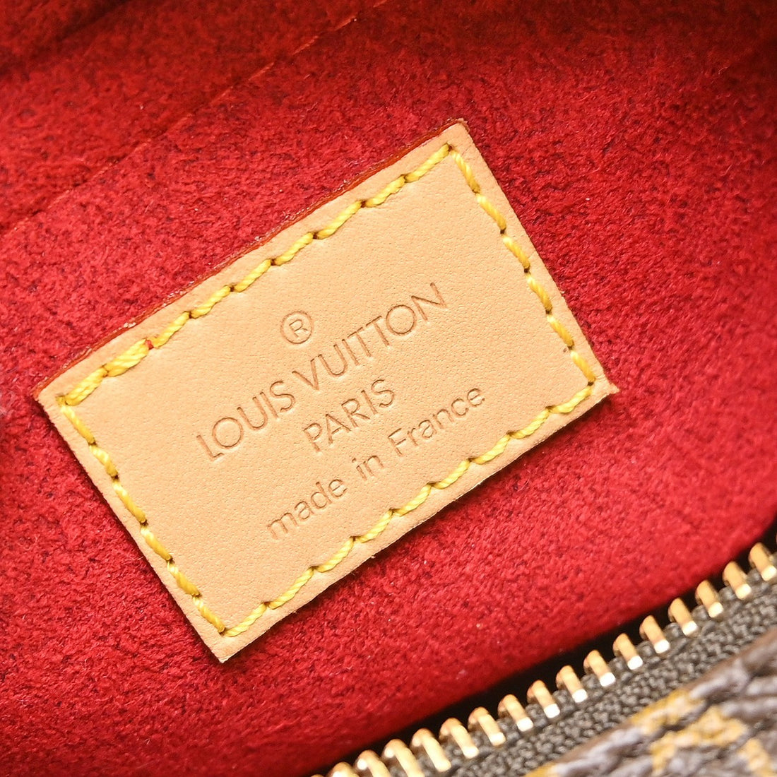 Louis Vuitton Pochette Croissant in Tela Monogram Marrone Vintage
