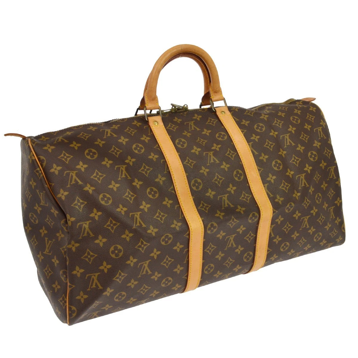 Louis Vuitton Monogram Keepall 55 Travel Duffle Bag