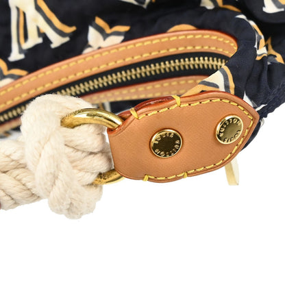 Louis Vuitton Navy Cruise Bulles PM Handbag Vintage