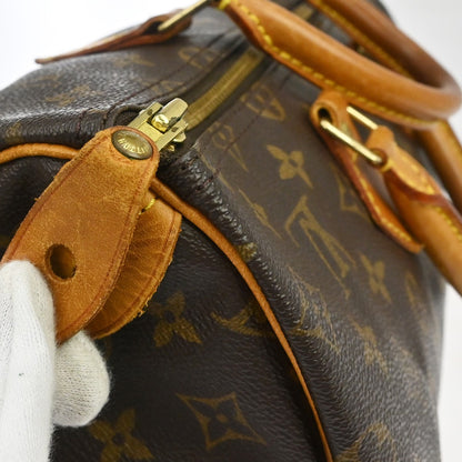 Louis Vuitton Speedy 35 Handbag Purse Monogram Canvas