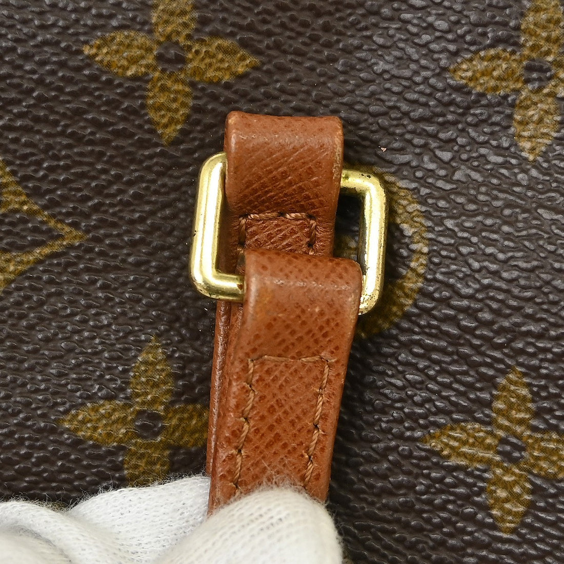 Borsa Louis Vuitton Papillon 26 Handbag Monogram Vintage in Monogram Canvas Marrone