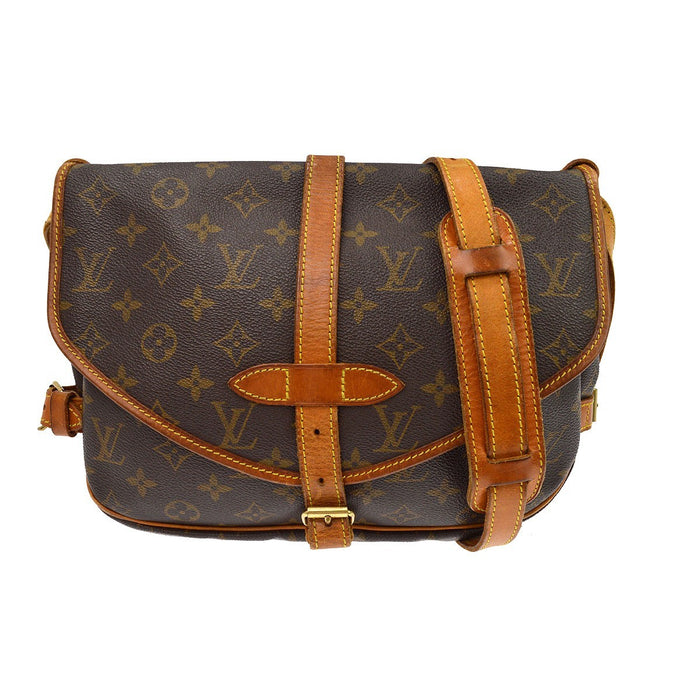 Borsa Louis Vuitton Saumur 30 Vintage in Tela Monogram